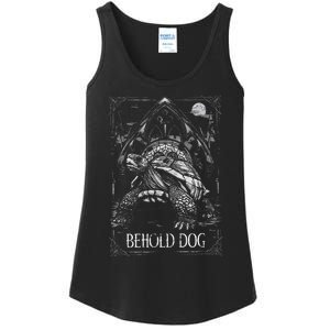 Behold Dog Turtle Elden Merch Ladies Essential Tank