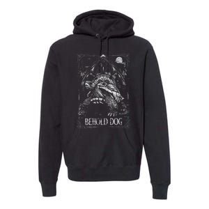 Behold Dog Turtle Elden Merch Premium Hoodie