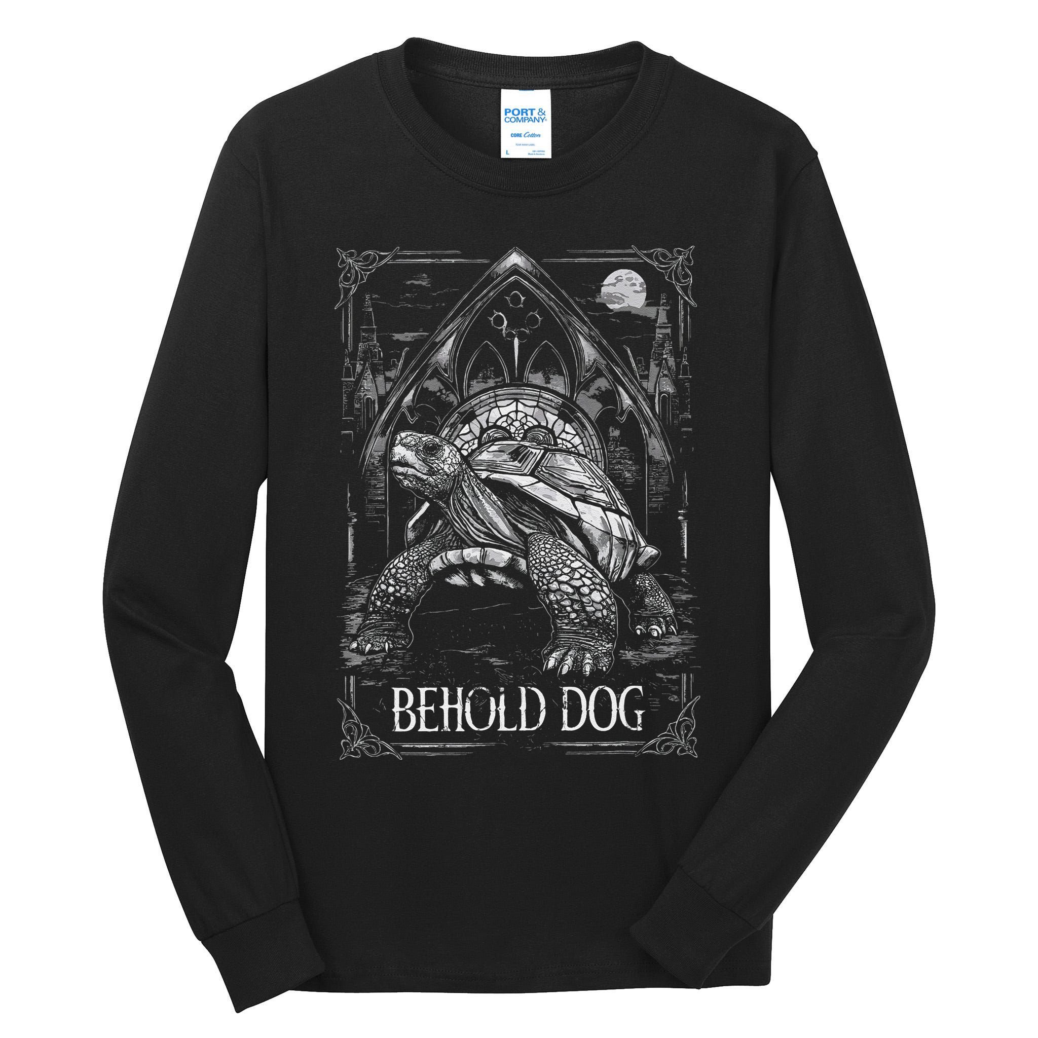 Behold Dog Turtle Elden Merch Tall Long Sleeve T-Shirt