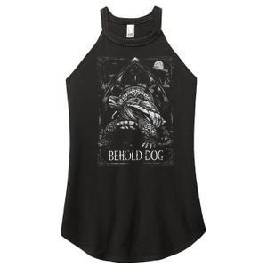 Behold Dog Turtle Elden Merch Women's Perfect Tri Rocker Tank