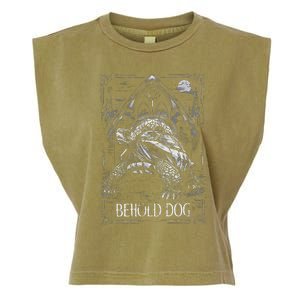 Behold Dog Turtle Elden Merch Garment-Dyed Women's Muscle Tee