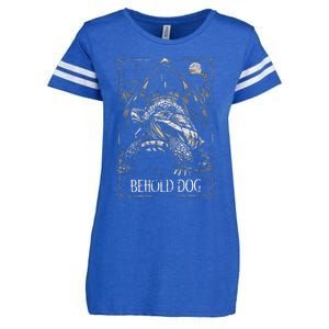 Behold Dog Turtle Elden Merch Enza Ladies Jersey Football T-Shirt