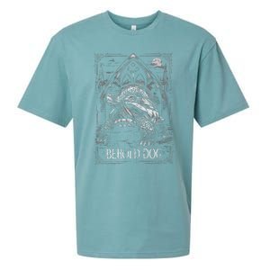 Behold Dog Turtle Elden Merch Sueded Cloud Jersey T-Shirt