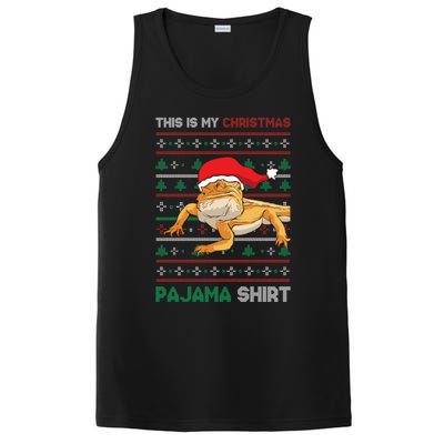 Bearded Dragon This Is My Christmas Pajama Gift PosiCharge Competitor Tank