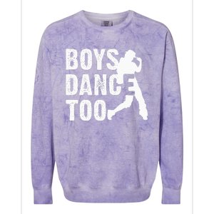 Boy Dance Too Cool Dancing Dancer Colorblast Crewneck Sweatshirt