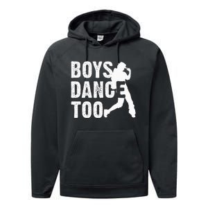 Boy Dance Too Cool Dancing Dancer Performance Fleece Hoodie