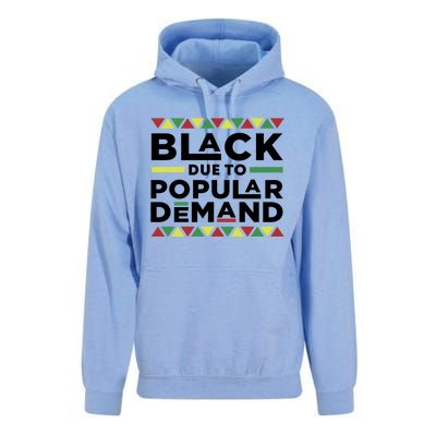 Black Due To Popular Ded African American History Melanin Gift Unisex Surf Hoodie