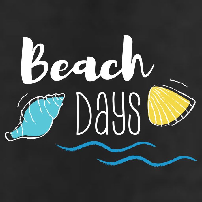 Beach Days Travel Vacation Summer 7 Panel Mesh Trucker Snapback Hat