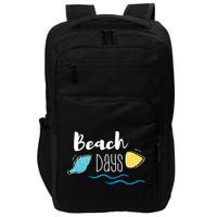 Beach Days Travel Vacation Summer Impact Tech Backpack