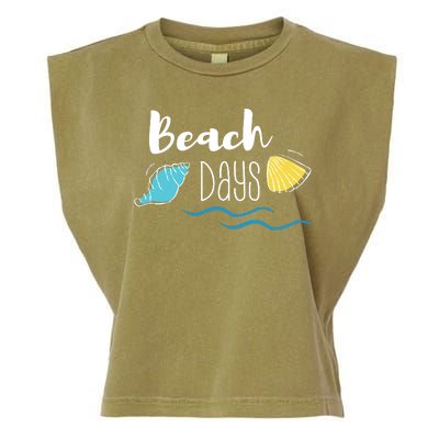 Beach Days Travel Vacation Summer Garment-Dyed Women's Muscle Tee