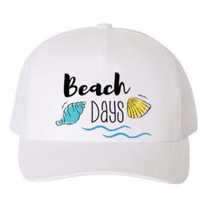 Beach Days Travel Vacation Summer Yupoong Adult 5-Panel Trucker Hat