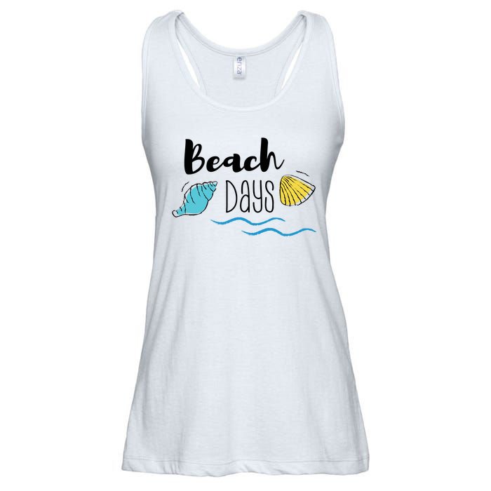 Beach Days Travel Vacation Summer Ladies Essential Flowy Tank