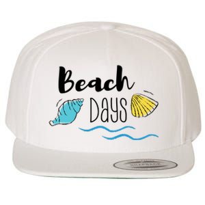 Beach Days Travel Vacation Summer Wool Snapback Cap