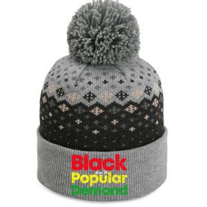 Black Due To Popular Ded History Melanin Equality Gift The Baniff Cuffed Pom Beanie