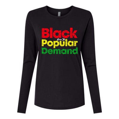 Black Due To Popular Ded History Melanin Equality Gift Womens Cotton Relaxed Long Sleeve T-Shirt