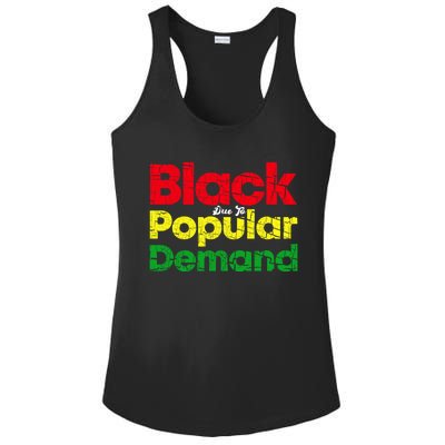 Black Due To Popular Ded History Melanin Equality Gift Ladies PosiCharge Competitor Racerback Tank