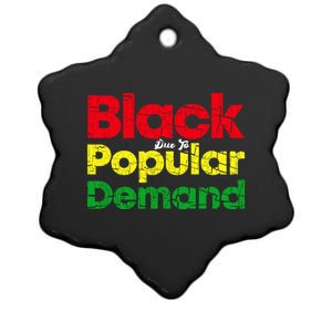 Black Due To Popular Ded History Melanin Equality Gift Ceramic Star Ornament