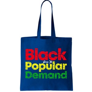 Black Due To Popular Ded History Melanin Equality Gift Tote Bag