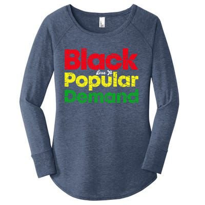 Black Due To Popular Ded History Melanin Equality Gift Women's Perfect Tri Tunic Long Sleeve Shirt