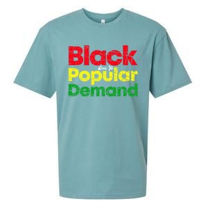 Black Due To Popular Ded History Melanin Equality Gift Sueded Cloud Jersey T-Shirt