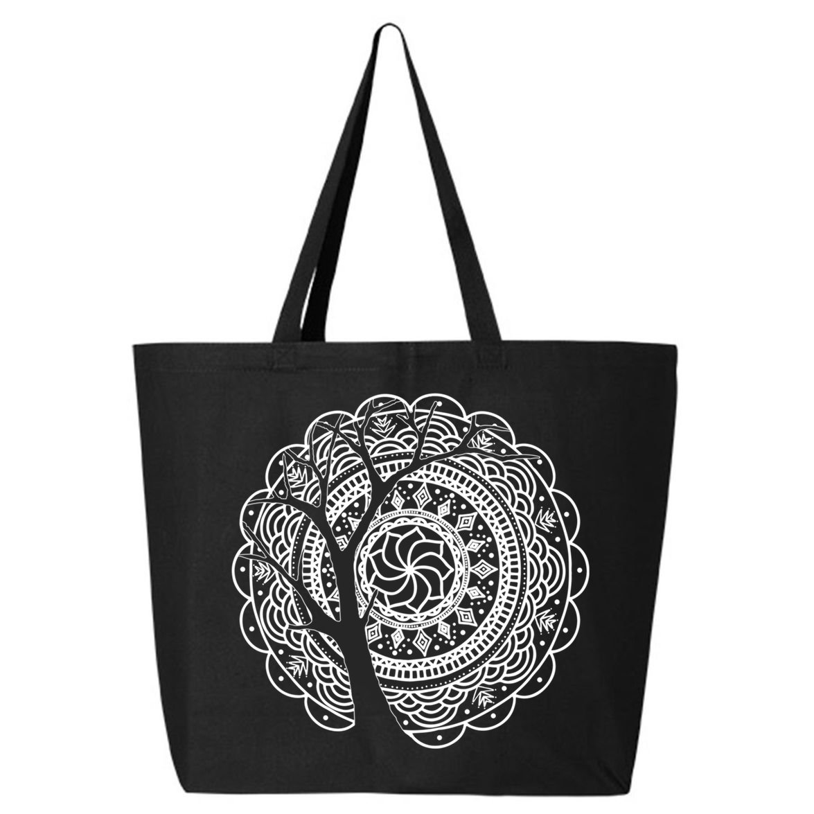 Bohemian Dala Tree Shadow Gift Gypsy Soul Boho Gift 25L Jumbo Tote