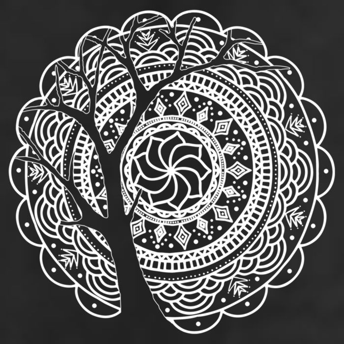 Bohemian Dala Tree Shadow Gift Gypsy Soul Boho Gift 25L Jumbo Tote