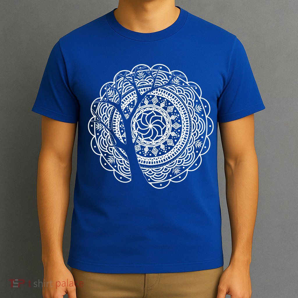 Bohemian Dala Tree Shadow Gift Gypsy Soul Boho Gift T-Shirt