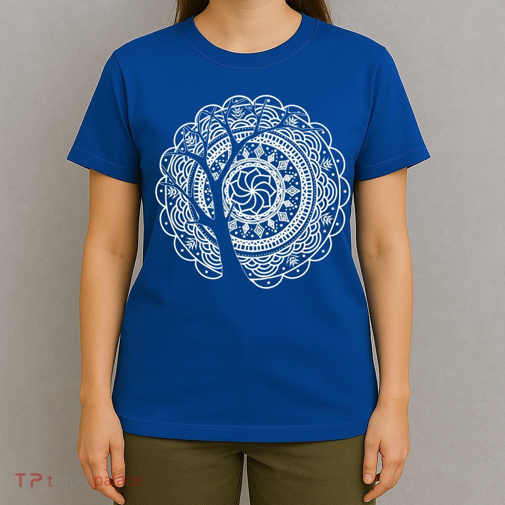 Bohemian Dala Tree Shadow Gift Gypsy Soul Boho Gift T-Shirt