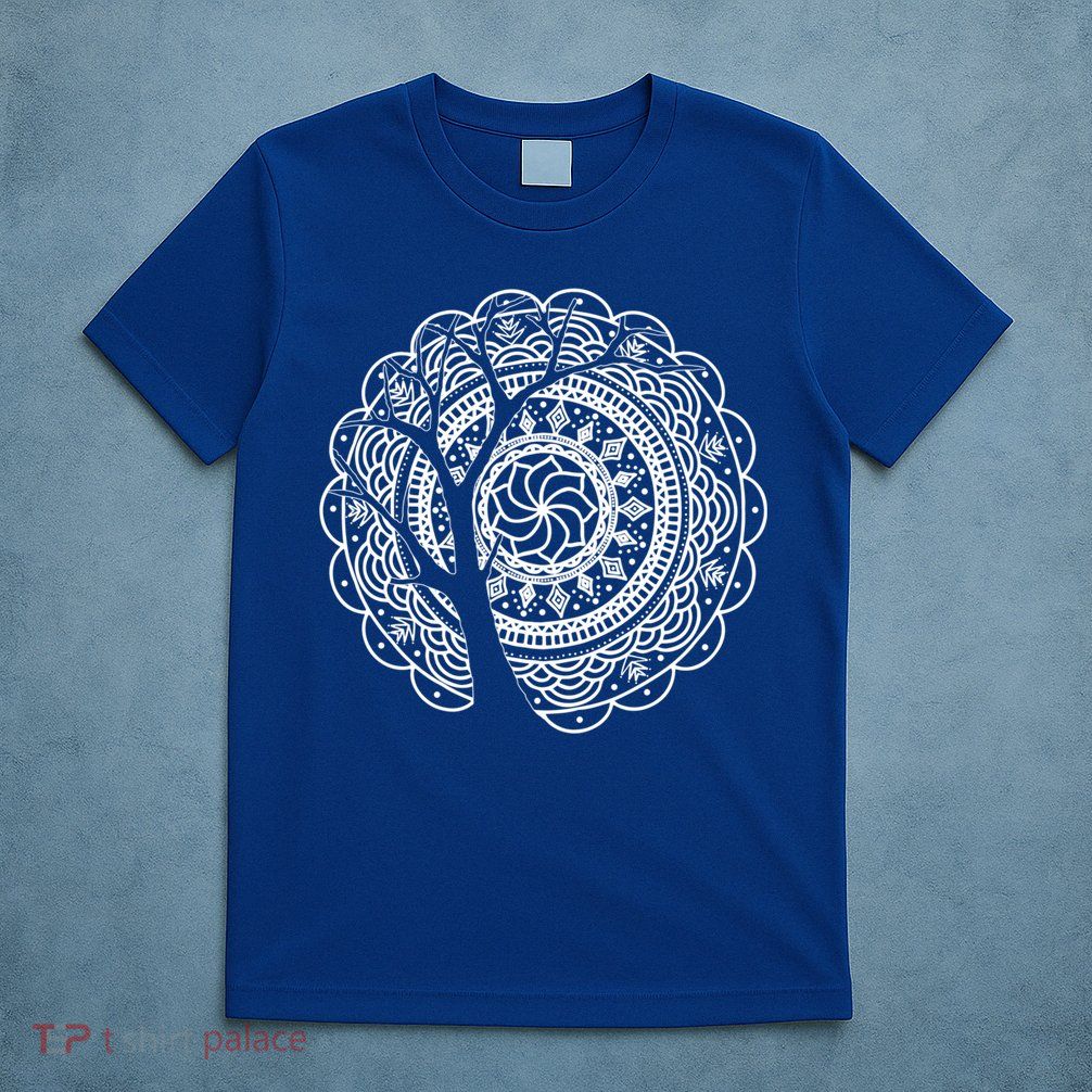 Bohemian Dala Tree Shadow Gift Gypsy Soul Boho Gift T-Shirt