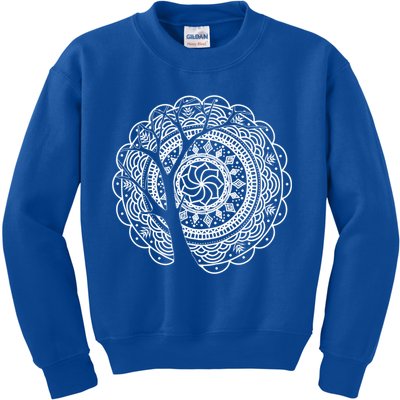 Bohemian Dala Tree Shadow Gift Gypsy Soul Boho Gift Kids Sweatshirt
