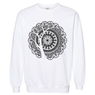 Bohemian Dala Tree Shadow Gift Gypsy Soul Boho Gift Garment-Dyed Sweatshirt