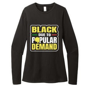 Black Due To Popular Ded History Melanin Equality Gift Womens CVC Long Sleeve Shirt