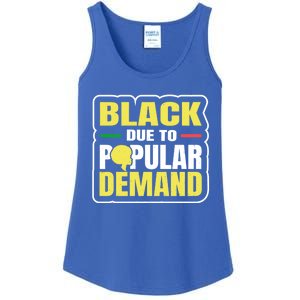 Black Due To Popular Ded History Melanin Equality Gift Ladies Essential Tank