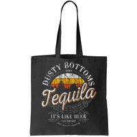 Bottom Dusty Three Amigos Fitted Mexico Tequila Lover Tote Bag