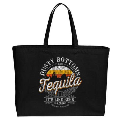 Bottom Dusty Three Amigos Fitted Mexico Tequila Lover Cotton Canvas Jumbo Tote