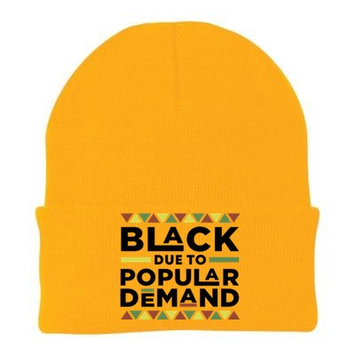 Black Due To The Popular Ded History Melanin Meaningful Gift Knit Cap Winter Beanie