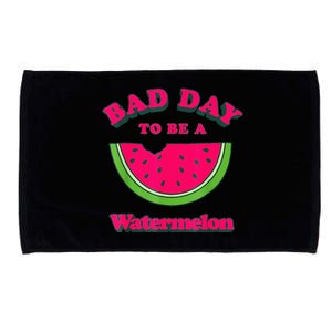 Bad Day To Be A Watermelon Microfiber Hand Towel