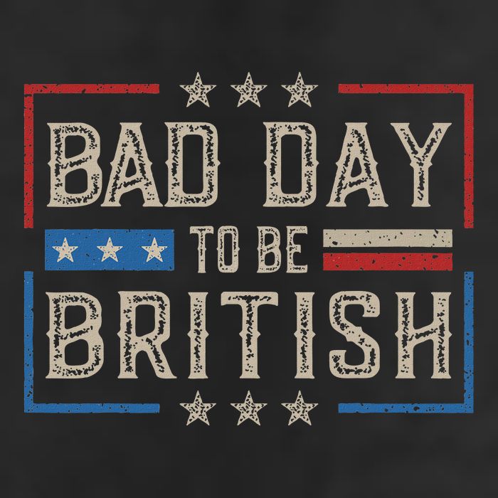 Bad Day To Be British Funny Humor Quote 1776 Usa 4th Of July Adult Drive Performance Visor