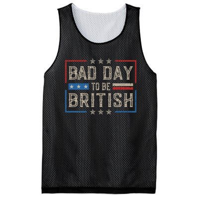 Bad Day To Be British Funny Humor Quote 1776 Usa 4th Of July Mesh Reversible Basketball Jersey Tank