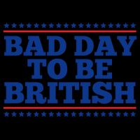 Bad Day To Be British Funny 4th Of July Pom Pom 12in Knit Beanie