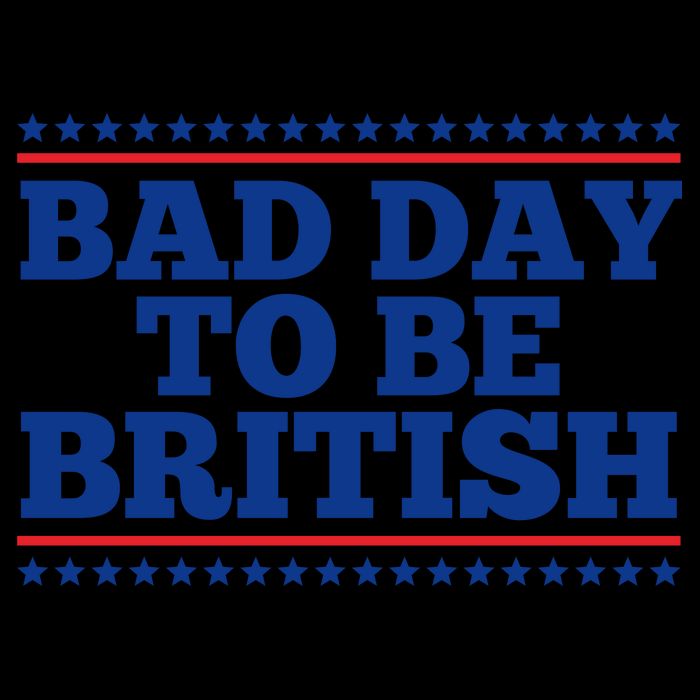 Bad Day To Be British Funny 4th Of July Pom Pom 12in Knit Beanie