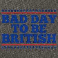 Bad Day To Be British Funny 4th Of July Cotton Canvas Backpack