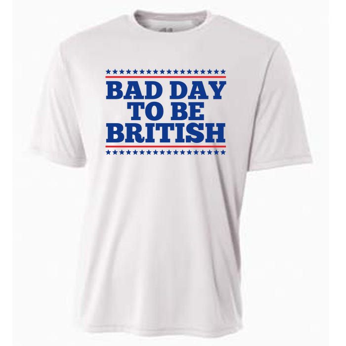 Bad Day To Be British Funny 4th Of July Cooling Performance Crew T-Shirt