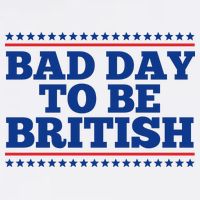 Bad Day To Be British Funny 4th Of July Flatbill Hat
