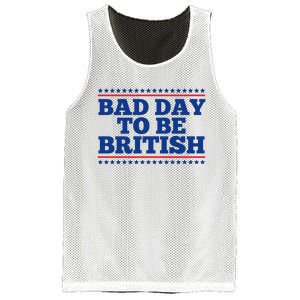 Bad Day To Be British Funny 4th Of July Mesh Reversible Basketball Jersey Tank