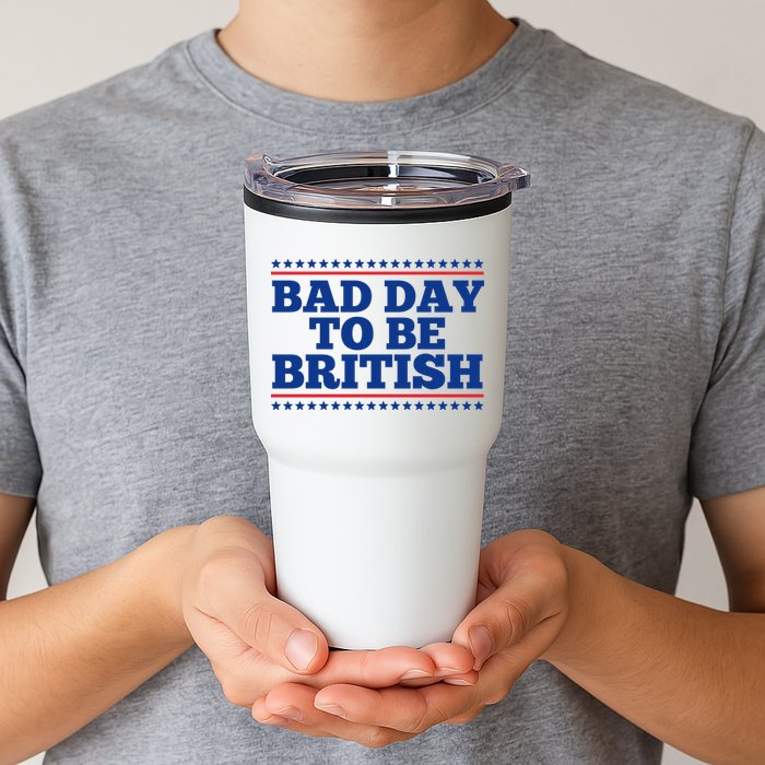 Bad Day To Be British Funny 4th Of July Tumbler