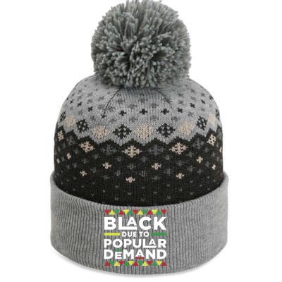 Black Due To Popular Ded African American Pride Melanin Gift The Baniff Cuffed Pom Beanie