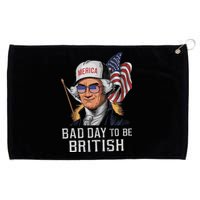 Bad Day To Be British Patriotic George Washington 4th July Grommeted Golf Towel