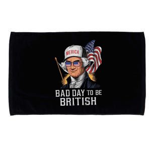 Bad Day To Be British Patriotic George Washington 4th July Microfiber Hand Towel