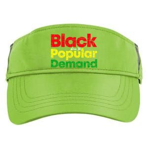 Black Due To Popular Ded History Melanin Equality Cool Gift Adult Drive Performance Visor